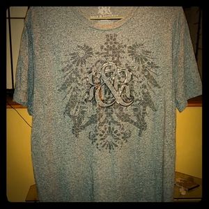 Rock and republic dark grey tee shirt in exc cond